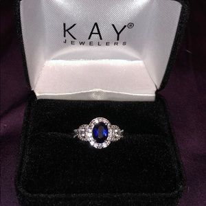 Kay Jewelers Navy blue ring